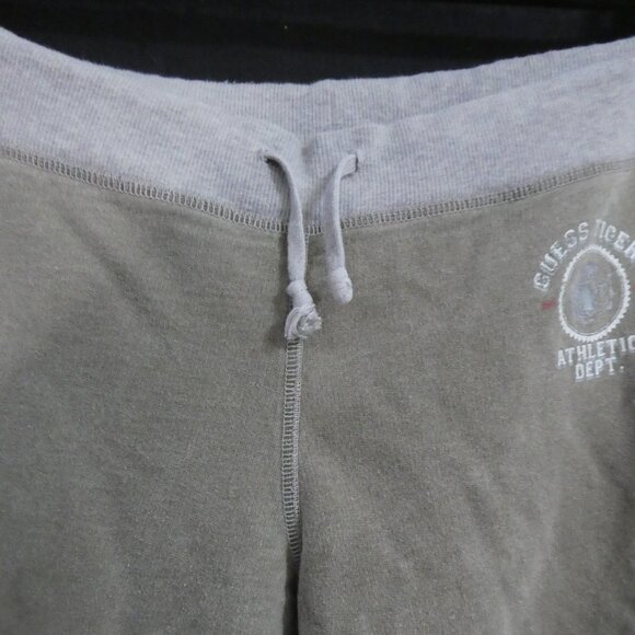 GUESS JEANS | small | Casual Khaki Drawstring Sweatpants | *couple of tiny holes - Picture 4 of 16
